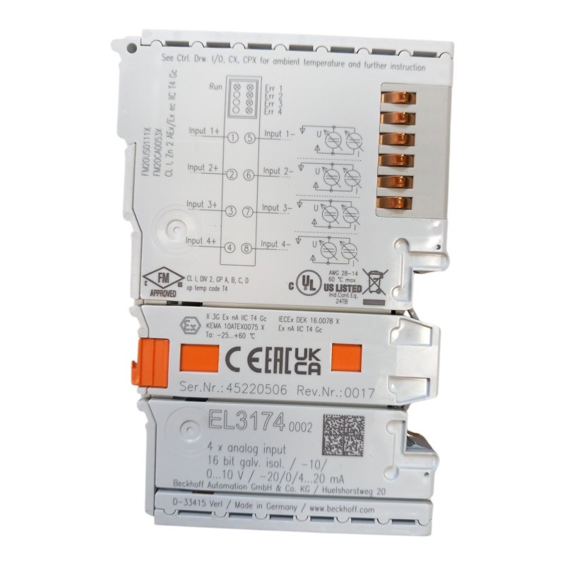 ED1809 | EtherCAT Terminal, 16-channel digital input, 24 V DC, 3 ms, push-in | USA ED1809 | EtherCAT Terminal, 16-channel digital input, 24 V DC, 3 ms, push-in | USA
