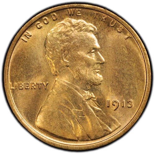 1913 LINCOLN WHEAT CENT 1C PCGS MS64 RD (PQ258)