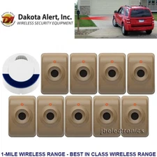 DAKOTA ALERT DCMA-4000 WIRELESS MOTION DRIVEWAY SECURITY ALARM - 9 SENSORS