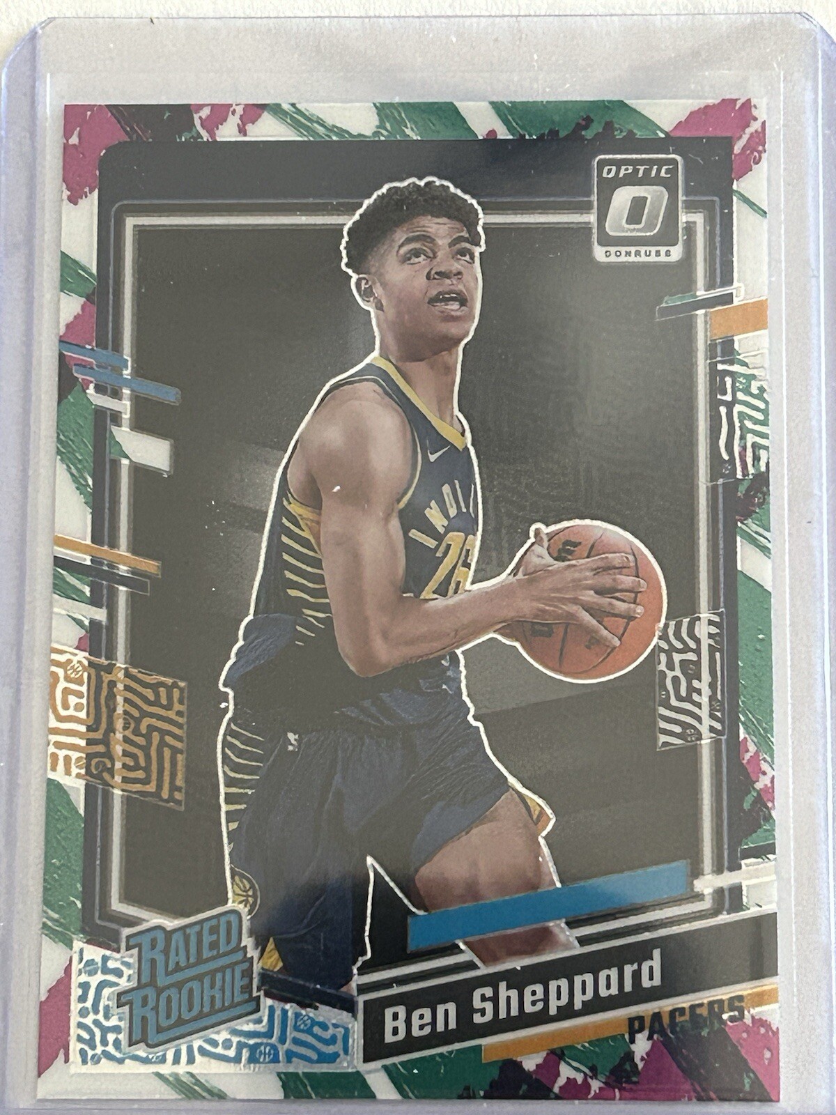 2023 Optic Ben Sheppard Rated Rookie Jazz #221 - Indiana Pacers