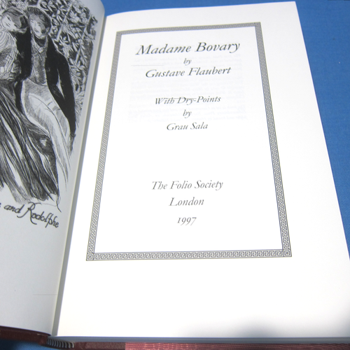 Madame Bovary Gustave Flaubert FOLIO SOCIETY HC in Slipcase 1997 - Picture 5 of 9
