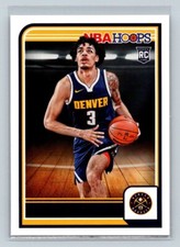 2023-24 Panini NBA Hoops Rookie Card RC #250 Julian Strawther Denver Nuggets