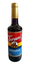 Torani G-lavender 750 mL Flavoring Syrup 25.4 oz Exp 2027