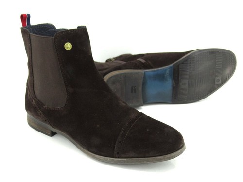 Tommy Hilfiger Chelsea Chaussures Bottes D'Hiver Bottes Bottines Taille 37 - Photo 5 sur 12