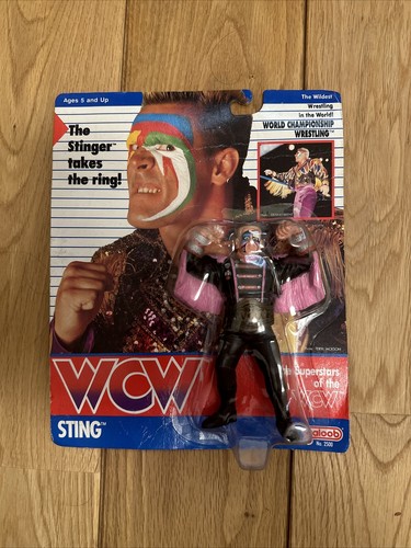 WCW GALOOB UK EXCLUSIVE MOC PRERING STING / VERY R...