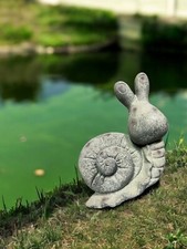 Resin Stone Effect Snail Garden Decoration Ornament