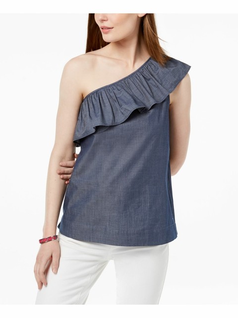 tommy hilfiger one shoulder sweater