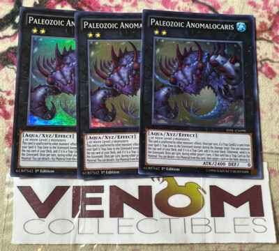 Yu-Gi-Oh! Paleozoic Anomalocaris Super Rare Card - TDIL-EN099, 1st Edition From The Dark Illusion