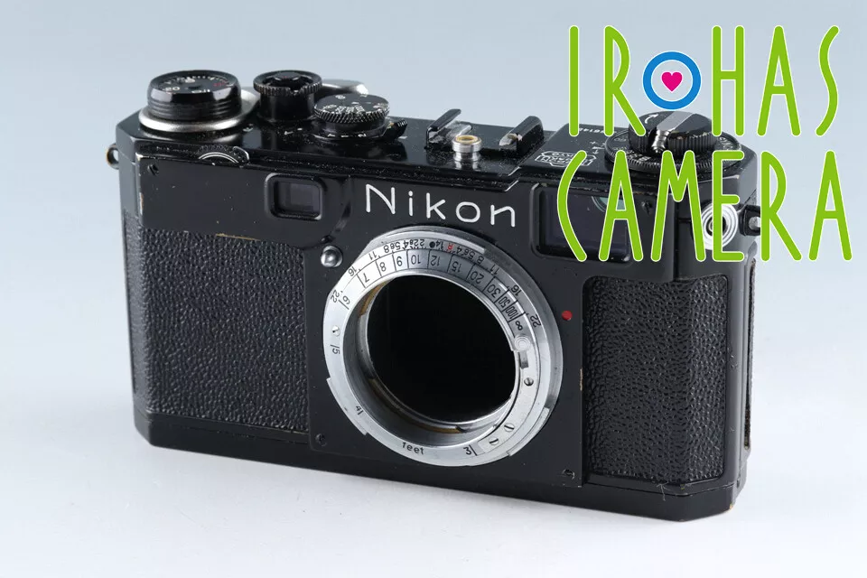 Nikon S2 Repainted Black 35mm Rangefinder Film Camera #41829 D5