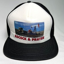 VTG Adcock  Prater Oil Gas Drilling Pump Unit Trucker Foam Mesh Snapback Hat YA