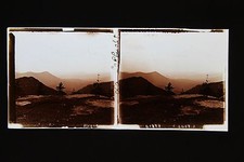 Alsazia Stereo Piastra Di Vetro Vintage Ca 1920