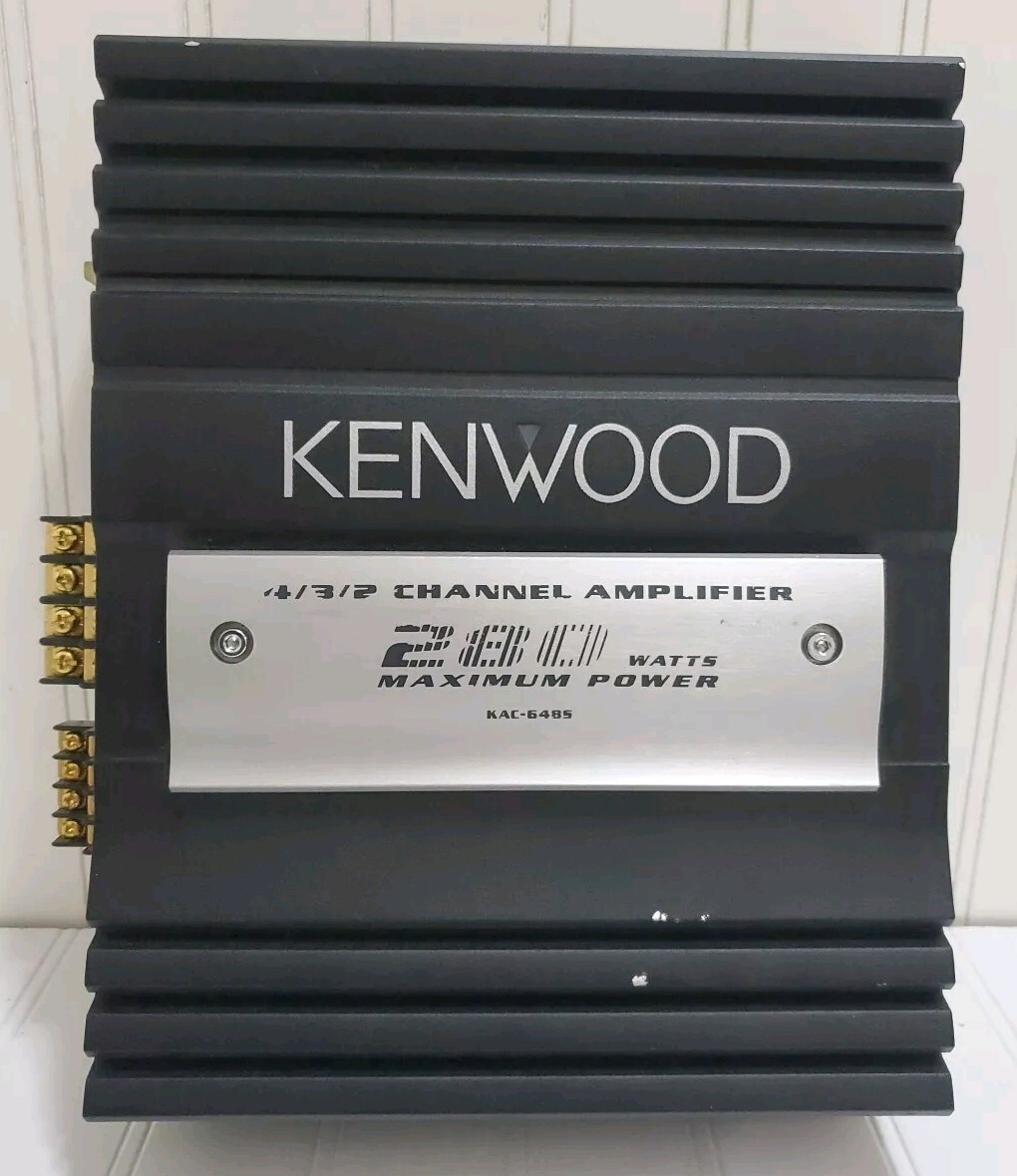 KENWOOD KAC-648S 280W Max Power 4/ 3/ 2 Channel Car Amplifier | eBay