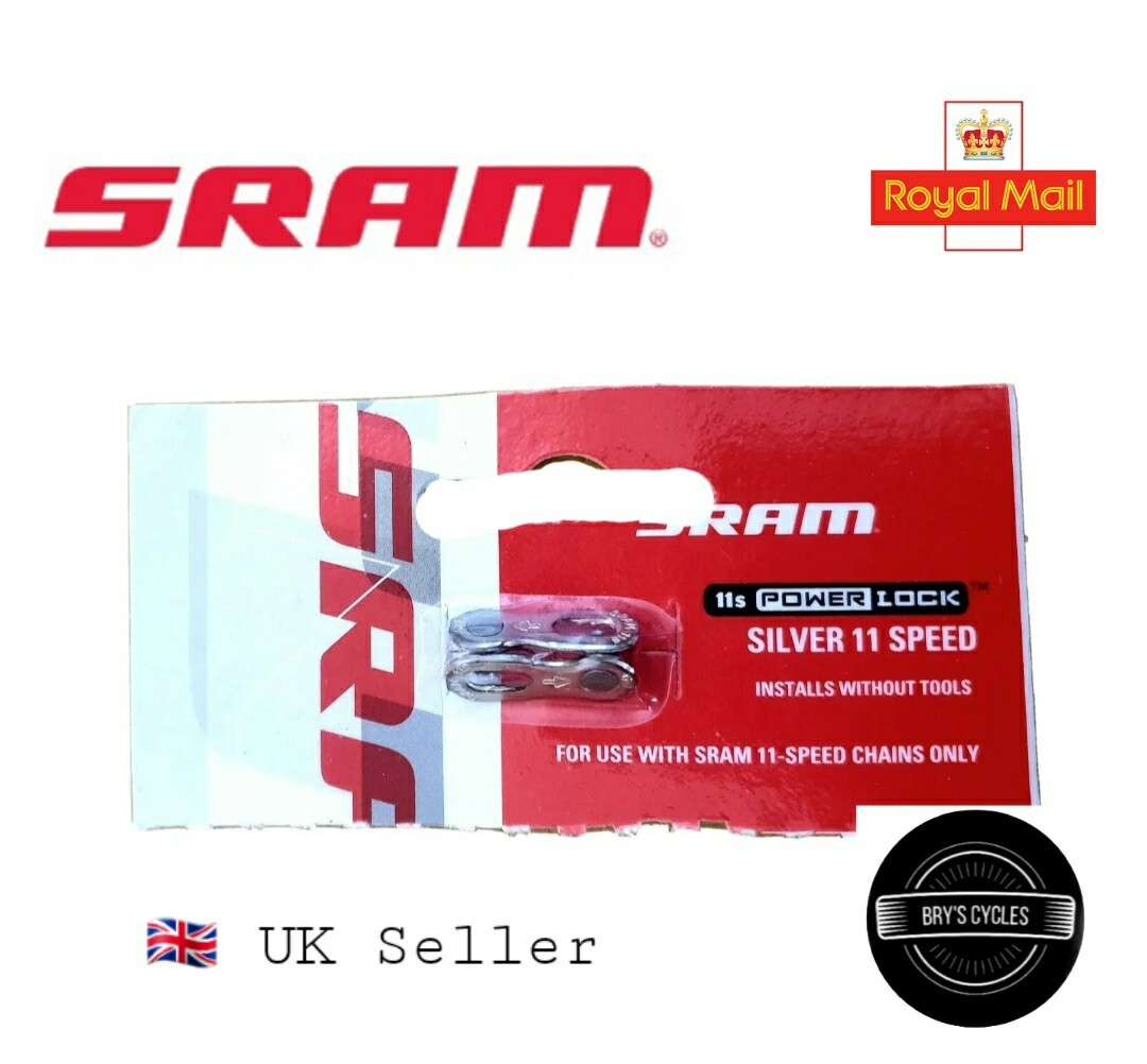 SRAM 11-Speed PowerLock Chain Connector Quick-Link Missing-Link Silver - Genuine