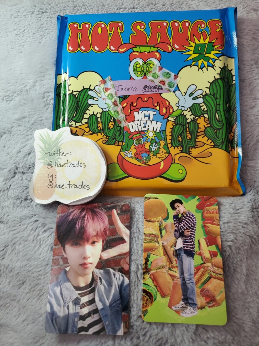 NCT Dream Hot Sauce JAEMIN jewel case + Jisung pc + Jaemin ar clip