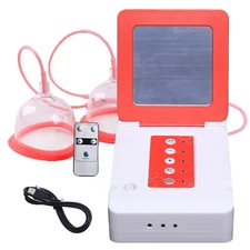 B Double Cup Breast Enlargement Pump Instrument Vacuum Therapy Nursing Massager
