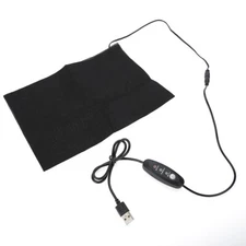 Electric USB Charging Cloth Heater Heating Pad Waist Belly Warming Mat HOT