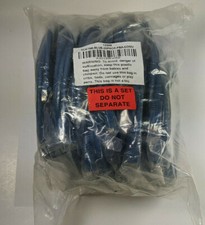 GearIT 20-Pack Cat 6 Ethernet Patch Cable 5' Feet Snagless RJ45