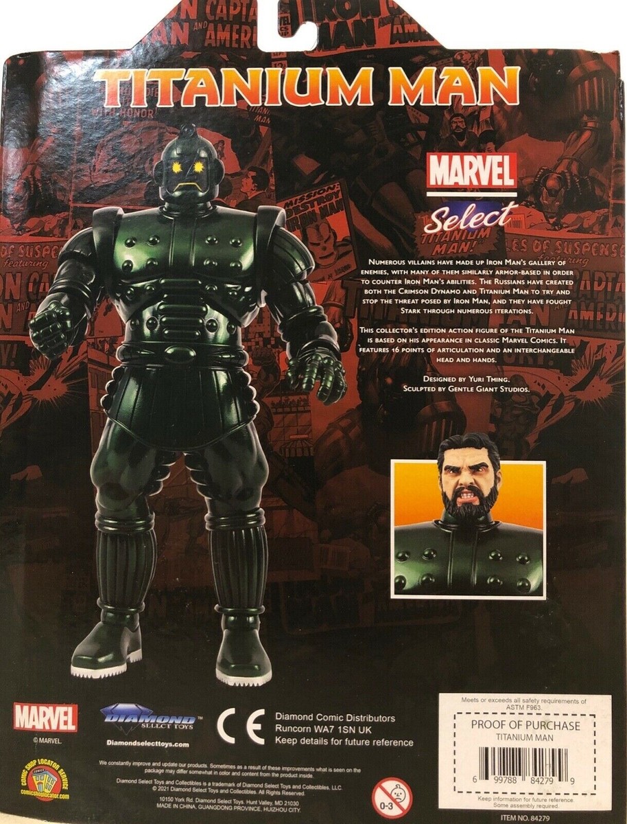 DST Marvel Select: Titanium Man Action Figure | eBay