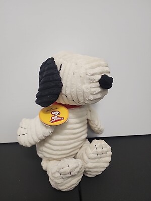 Hallmark Snoopy Plush Corduroy Ribbed Stuffed  Peanuts