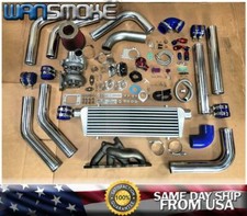 Eclipse Spyder Gs Rs Galant 4g64 2.4l T3t4 .63 Turbo Kit Manifold Intercooler Bl Eclipse Spyder Gs Rs Galant 4g64 2.4l T3t4 .63 Turbo Kit Manifold Intercooler Bl