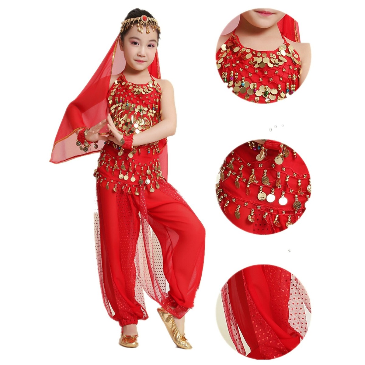 Costume Princesse Danseuse Orientale Pour Enfant