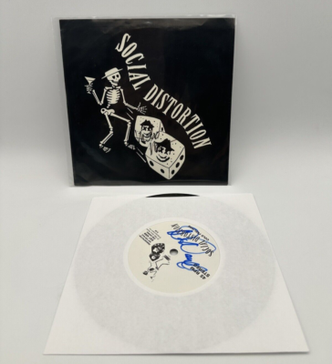 SIGNED! Social Distortion Cold Feelings Bad Luck Acoustic 7” Tour
