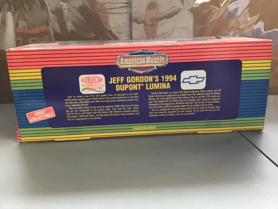 ERTL AMERICAN MUSCLE #24 JEFF GORDON DUPONT 4013 DE 5000 COCHE FUNDIDO A PRESIÓN ESCALA 1/18 Foto 4 de 4