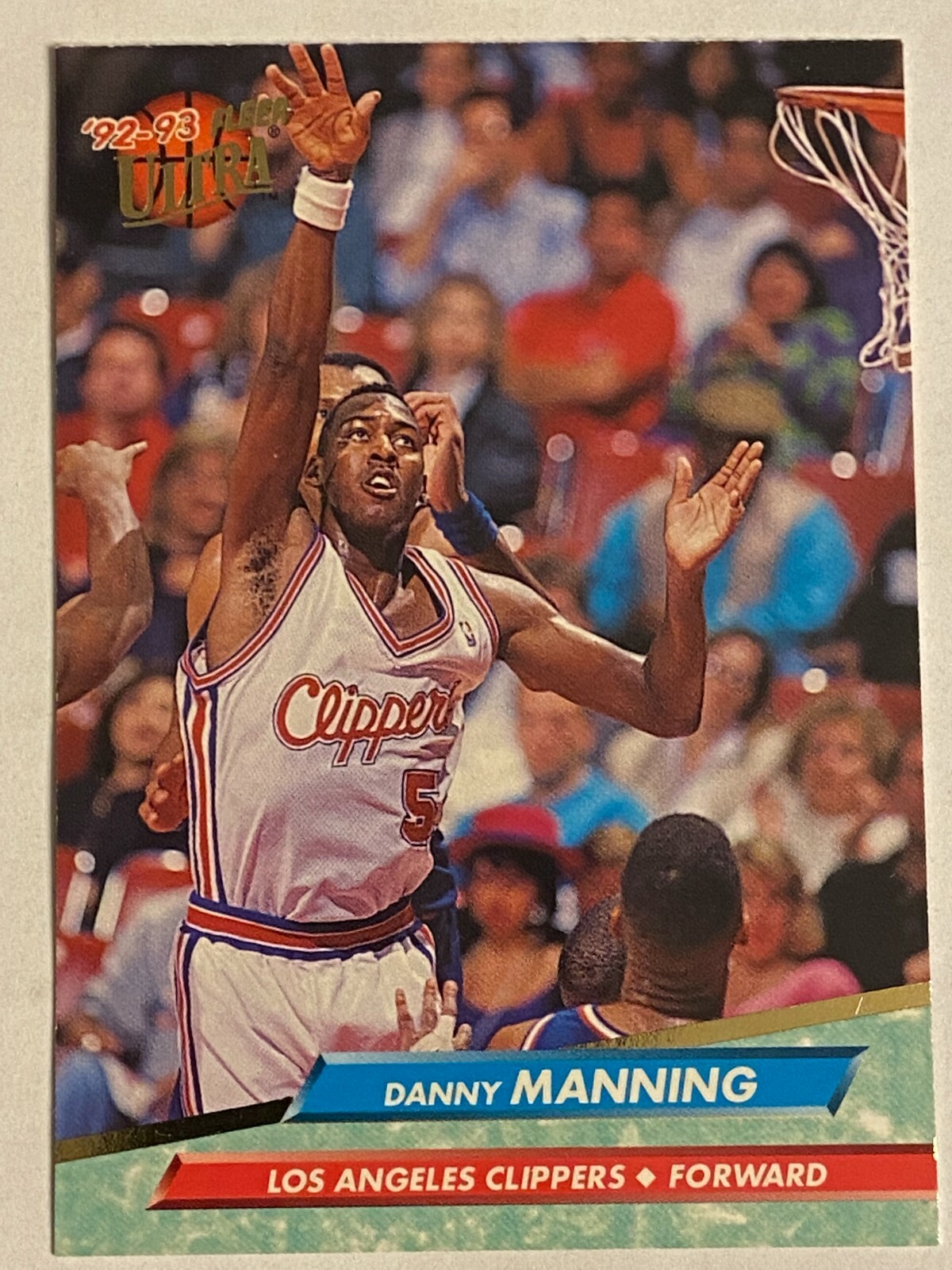 1992-93 Fleer Ultra #85 Danny Manning Los Angeles Clippers