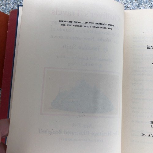 Gulliver's Travels Heritage Press Junior Club 1940 w/ Slipcase Monthly Magazine - Picture 6 of 12
