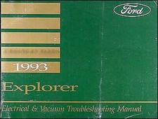 1993 Ford Explorer Electrical Troubleshooting Manual 93 Original OEM EVTM