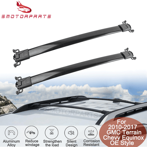 Top Roof Rack Luggage Carrier Cross Bar For Chevy Equinox GMC Terrain 20102017 eBay