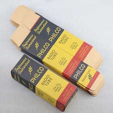 10 Empty PHILCO Vacuum Tube Boxes. Fit 2A3 245 247 280 5U4G 807 6B4G  similar