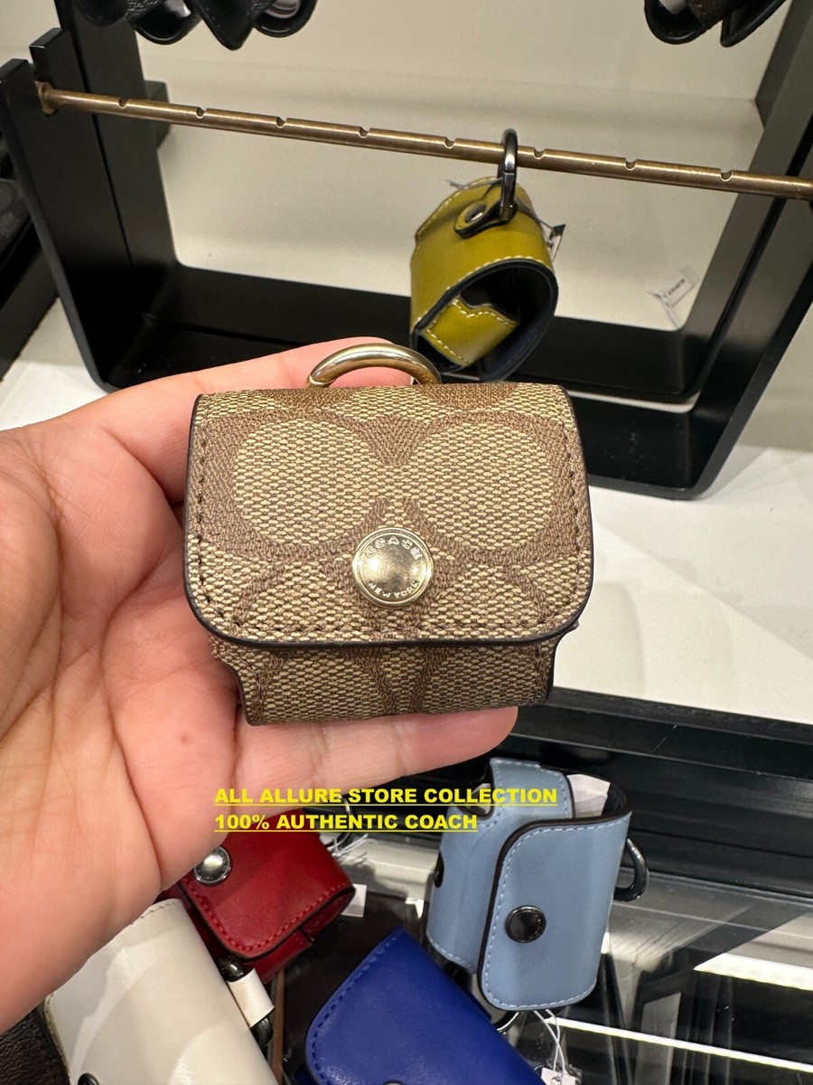 Coach Large Wireless Earbud Case In Signature Canvas | eBay