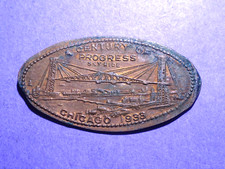 1933 Chicago Century of Progress Skyride 1913 Elongated Cent  PRICE DROP