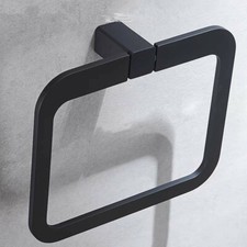 Zinc Alloy Black Towel Ring Towel Bar Lavatory Towel Holder Bathroom Hardware