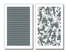 2 PACK Mylar Camouflage Stencils DIY Rifle Gun Airbrush Paint Mask Diamond CAMO