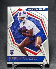 Marquez Stevenson Rookie Card RC 2021 Rookies & Stars Football 168 Buffalo Bills. rookie card picture