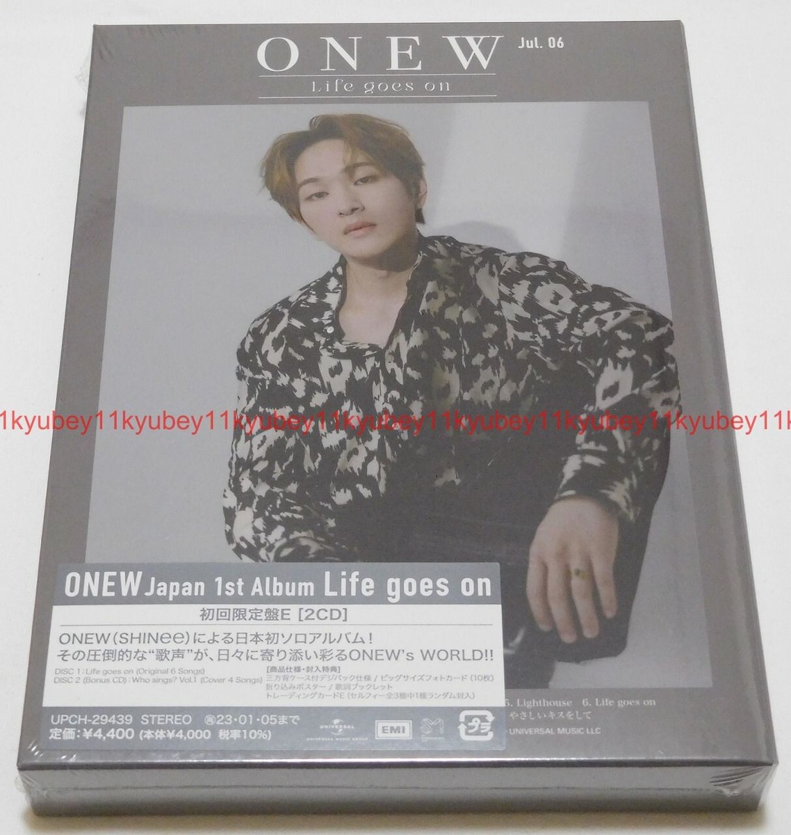 New SHINee ONEW Life goes on Limited Edition Type E 2 CD