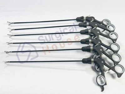 Laparoskopie Grasperset Von 6 Chirurgisch Instrumente 5mmx330mm Neu Set - Bild 1 von 4