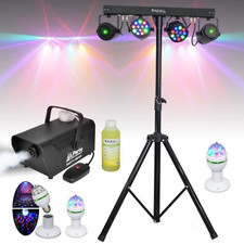 6 Jeux de Lumières avec Machine à Fumée DJ Idéal pour Soirée