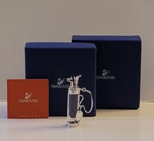 Swarovski Crystal Golf Bag Rhodium Brand New