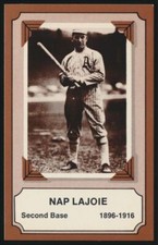 1975 Fleer - Pioneers of Baseball #18 Nap Lajoie, Philadelphia Athletics, HOF.