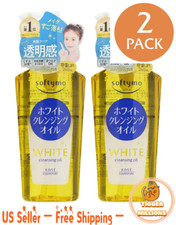  US Seller  2PK KOSE Softymo Deep White Cleansing Oil Makeup Remover 240mL New