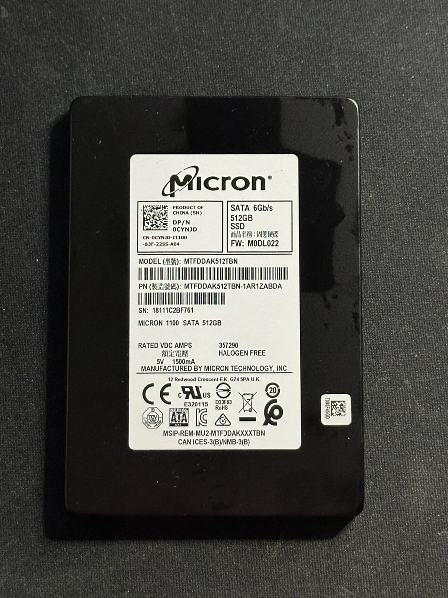 Micron SATA III 512 GB Solid State Drives for sale | eBay