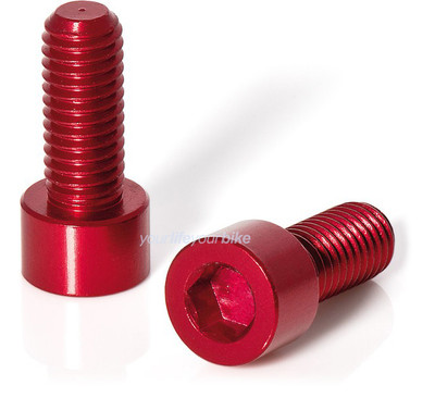 XLC FLASCHENHALTERSCHRAUBEN M5x17 SCHRAUBE FLASCHENHALTER RAHMENSCHRAUBEN ROT