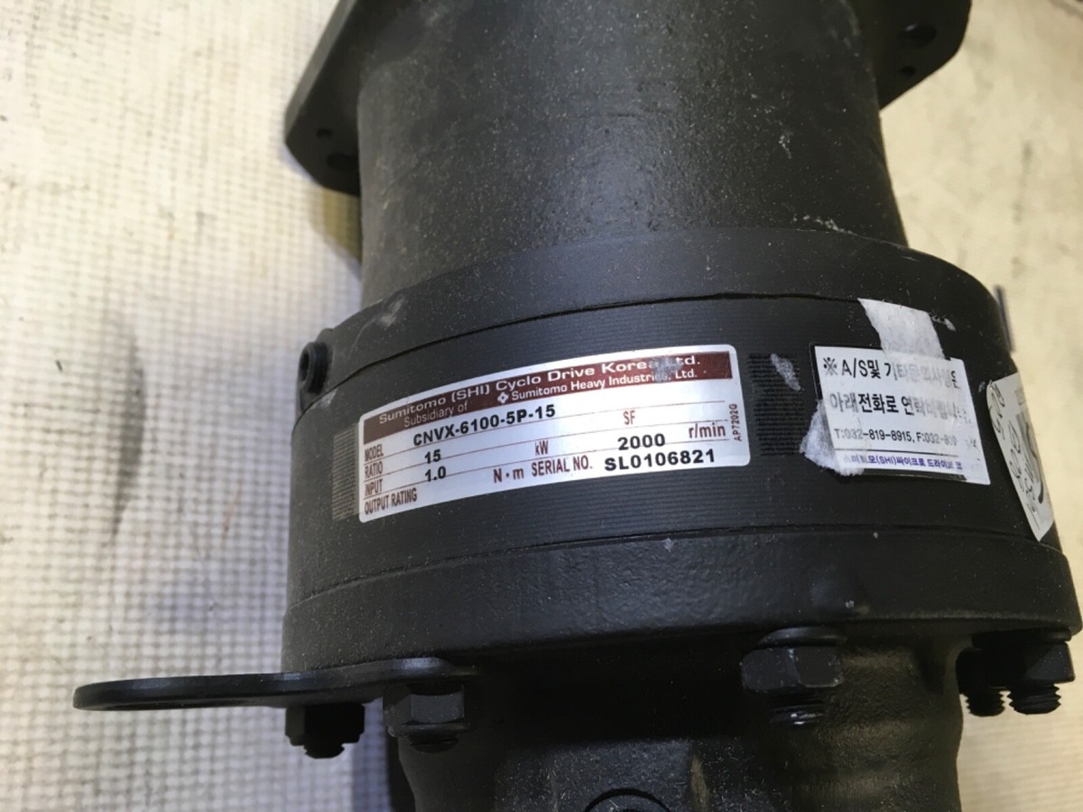 Sumitomo Cyclo Drive, CNVX-6100-5P-15, NOS, LG-2443 | eBay