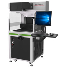 3-AXIS LASER HEAD SCANNER CO2 GALVO LASER MARKING MACHINE 100W/180W METAL TUBE