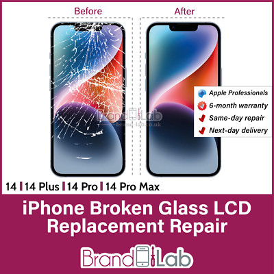 iPhone 14 Plus / Pro / Max Displaybruch Front GLAS Reparatur Service