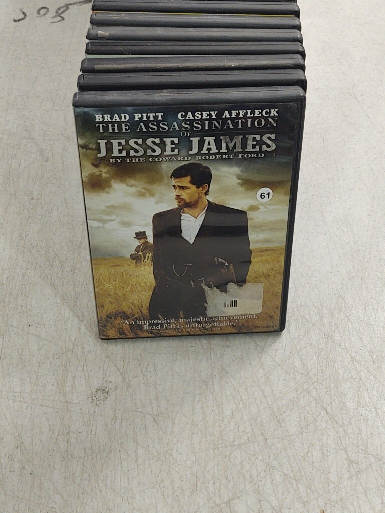 The Assassination of Jesse James Coward Robert Ford Brad Pitt DVD Movie
