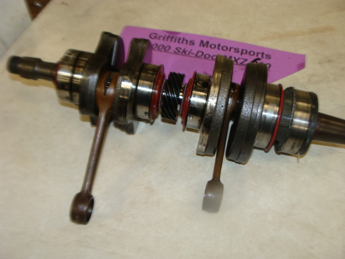 2000 SKI DOO MXZ 600 ZX chassis crankshaft crank shaft rods